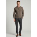 Nerovago maglia polo con bottoni in misto viscosa 750003 [deb0c7cb]