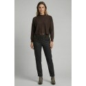 Fresh Flower maglia girocollo con frange sul fondo ff706 [8206fd2a]