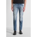 Antony Morato jeans comfort tapered fit in denim malaga blue Kurt mmdt00282-fa750606-w02127 [10884d61]