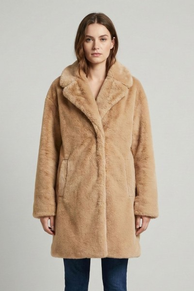 Markup cappotto con effetto pelliccia mw9640628 [7b883724]