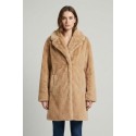 Markup cappotto con effetto pelliccia mw9640628 [7b883724]