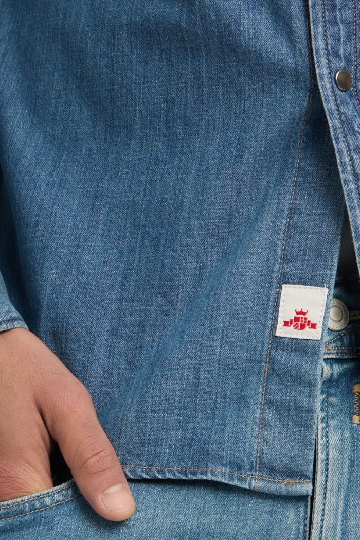 Replay camicia western in denim M4023T.000.26C.94A [5a7208fe]