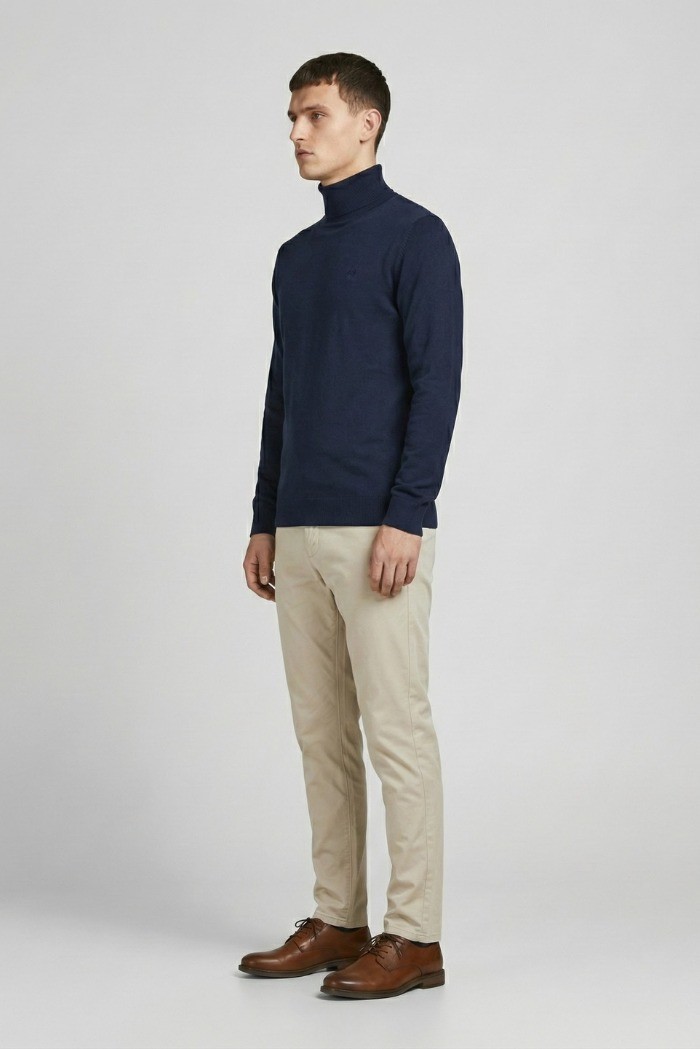 Lumberjack dolcevita con logo ricamo 102217685 [b80a9e60]