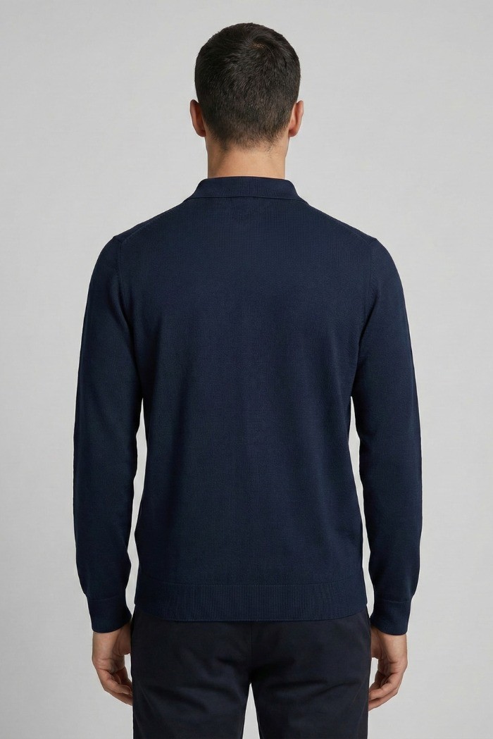 Lumberjack polo in maglia con logo ricamo 102217742 [67358725]