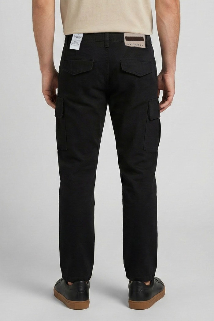 Galerie pantalone cargo in canvas cotone mp406-a [4aa7a8df]