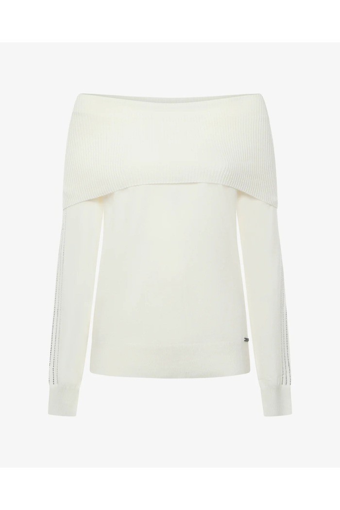 Datch maglia a collo alto in misto viscosa dw2679 [3b70a596]