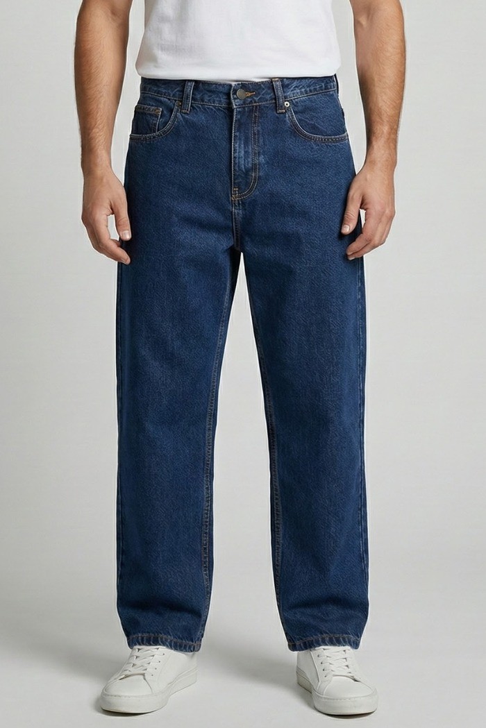 Londinese jeans baggy fit in denim di cotone Ld73-308c m49416 [f88442a4]