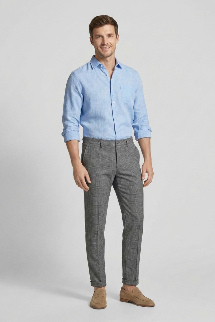 Triple A pantalone capri fit a fantasia M1056-2527 [8aa5b39a]