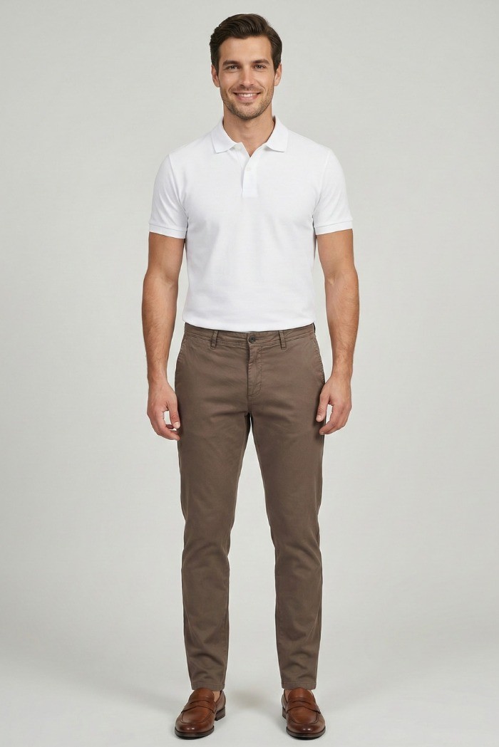 Triple A pantalone chino in cotone elasticizzato M804-2502 [9641fefa]