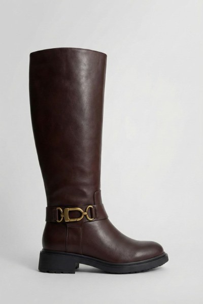 Gold & Gold stivale con apertura a zip e fibbia GR581 — 805219040075882_1