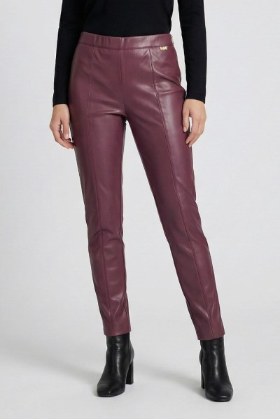 Markup pantalone in ecopelle con zip sul fondo mw9650116 — 805219040075304_1
