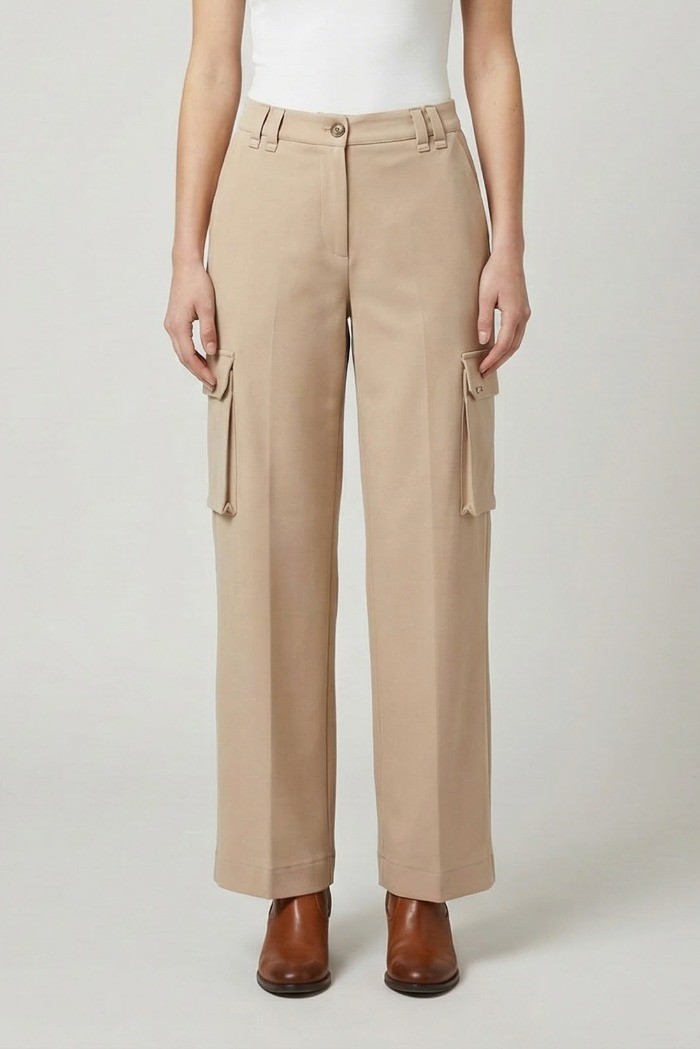 Markup pantalone cargo in flanella mw9650113 [910a5135]