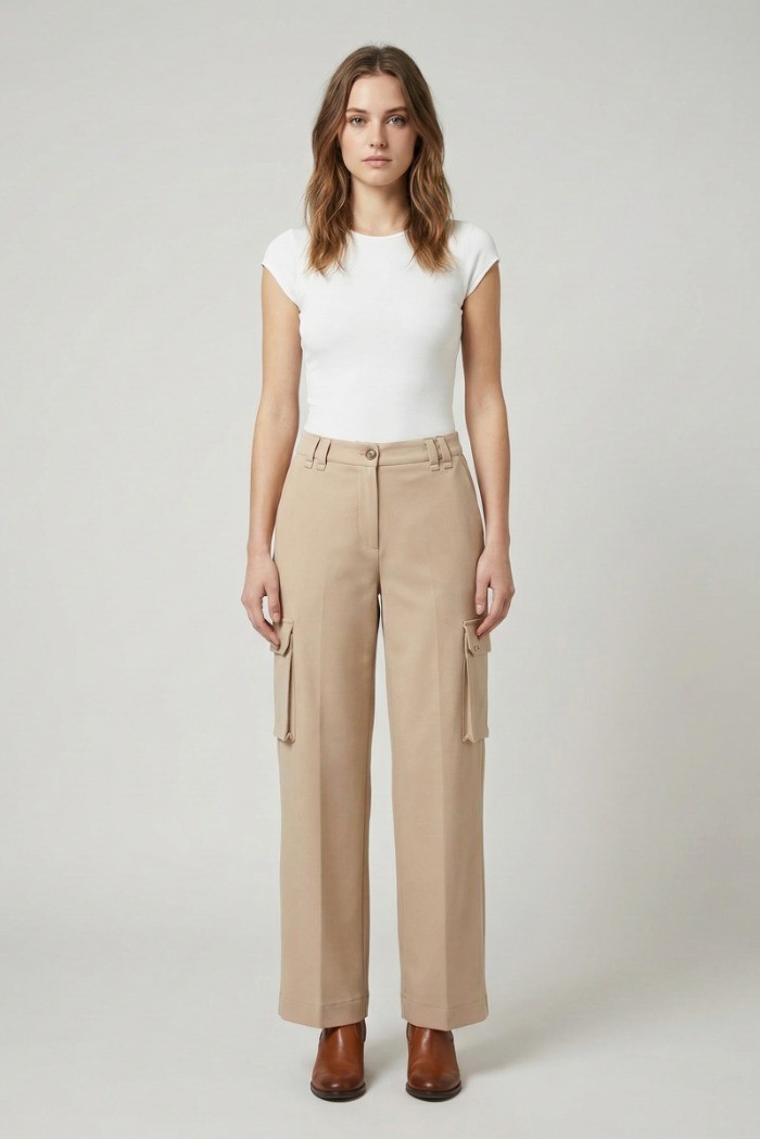 Markup pantalone cargo in flanella mw9650113 [60bd41ce]