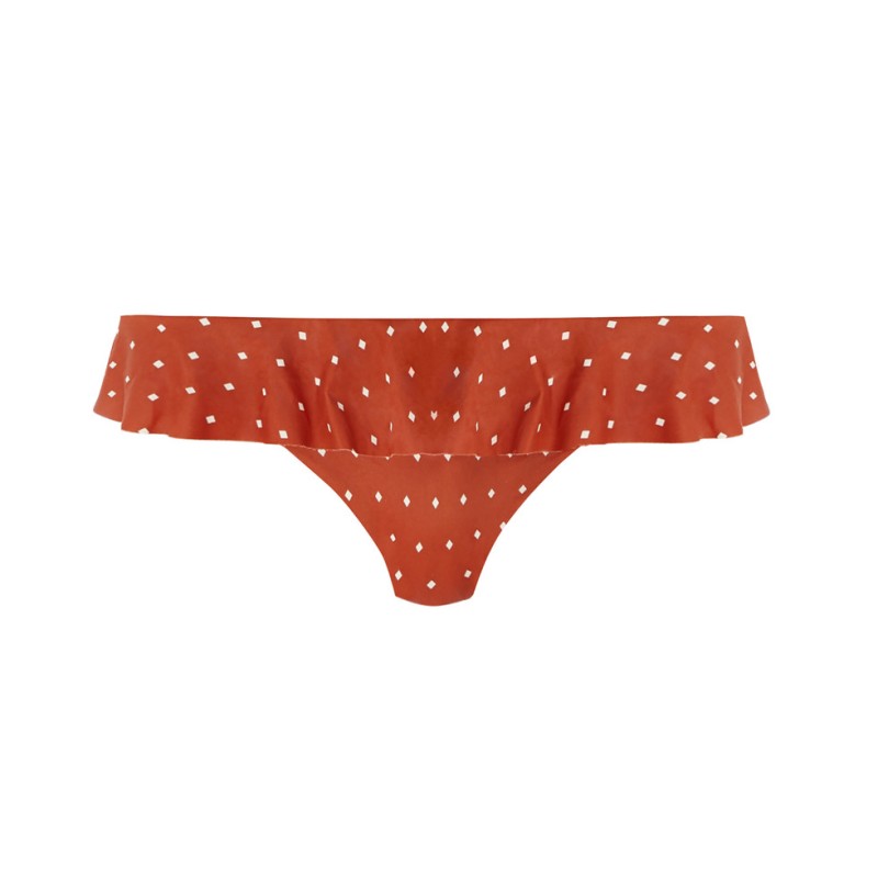 Slip con volant Jewel Cove mattone