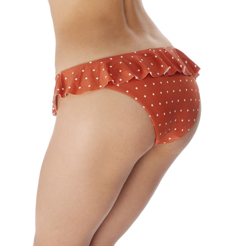 Slip con volant Jewel Cove mattone