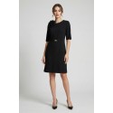Markup abito punto milano con applicazione floreale mw9612008 [65b0028b]