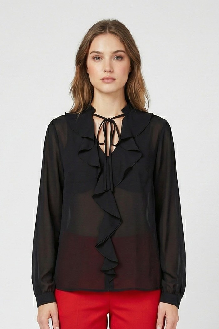 Markup blusa in georgette mw9610106 [d9e00827]