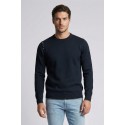 Nerovago maglia girocollo con inserti e toppe 750392 [441c3590]