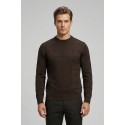 Nerovago maglia girocollo con lavorazione a quadri 750151 [775dd55e]