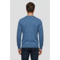 Nerovago maglia girocollo in misto viscosa con intarsi 750361 [2c02d08f]