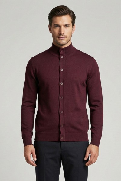 Nerovago cardigan a bottoni in misto viscosa 750026 — 805219040076511_3