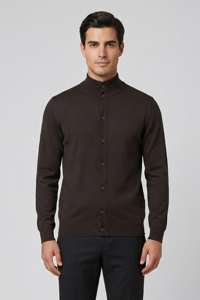 Nerovago cardigan a bottoni in misto viscosa 750026 [5bfa4d76]