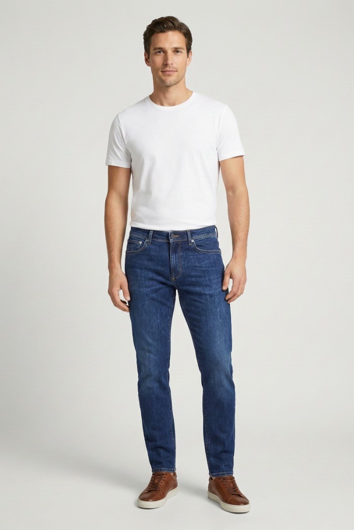 0 Construction jeans in denim di cotone Ori012-52 2822 oric/zs [0b31eddd]