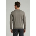 Nerovago maglia girocollo in misto viscosa con lavorazione a quadri 750161 [532a5d77]