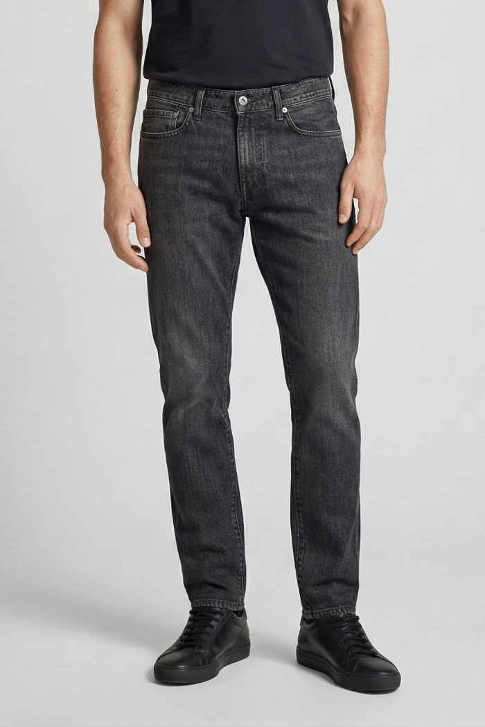 0 Construction jeans in denim nero Fab040-57 1d542 Fabaco/zs [905cca9e]