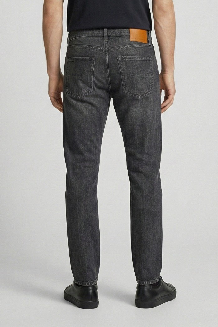 0 Construction jeans in denim nero Fab040-57 1d542 Fabaco/zs [497a8993]