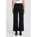 Fracomina pantalone flare in maglia di lana fr25wvc009k47301 [057ab2b0]