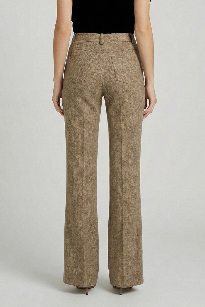 Fracomina pantalone bootcut con vita alta fr25wva014w80501 [590aa830]