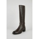 Riposella stivale in pelle con fibbia e zip Aida/wb02bx [89426ddd]