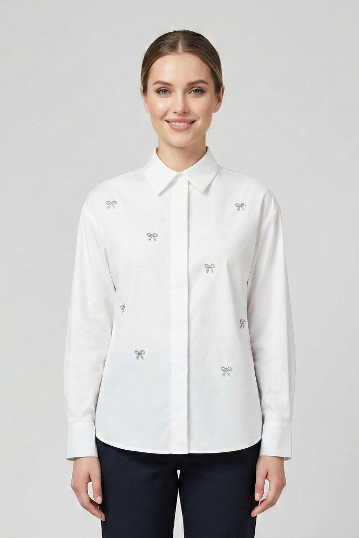 Maidoma camicia in misto cotone con charme ai26f579/ca9058 [a1a24ada]