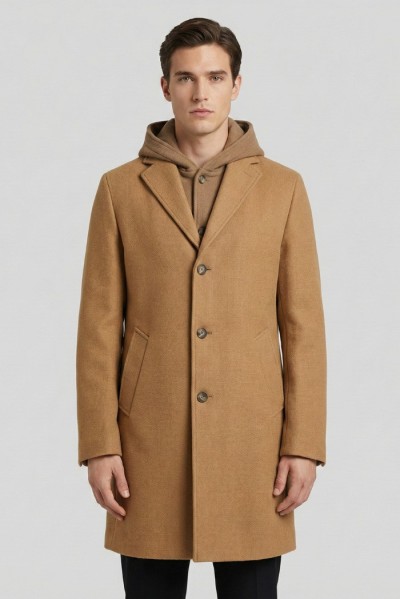 Two-Bi cappotto con pettorina e cappuccio Capp248 [ef887843]