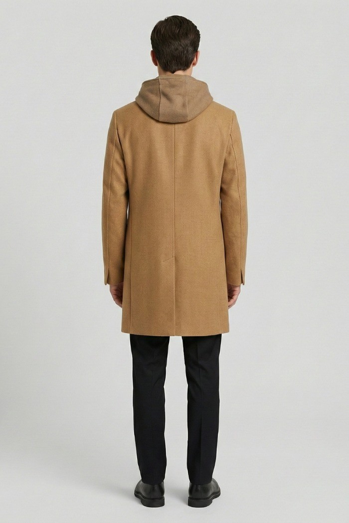 Two-Bi cappotto con pettorina e cappuccio Capp248 [36ae3b4e]