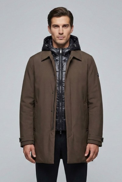 Markup trench in softshell con pettorina MK9940029 [0cebfbbb]