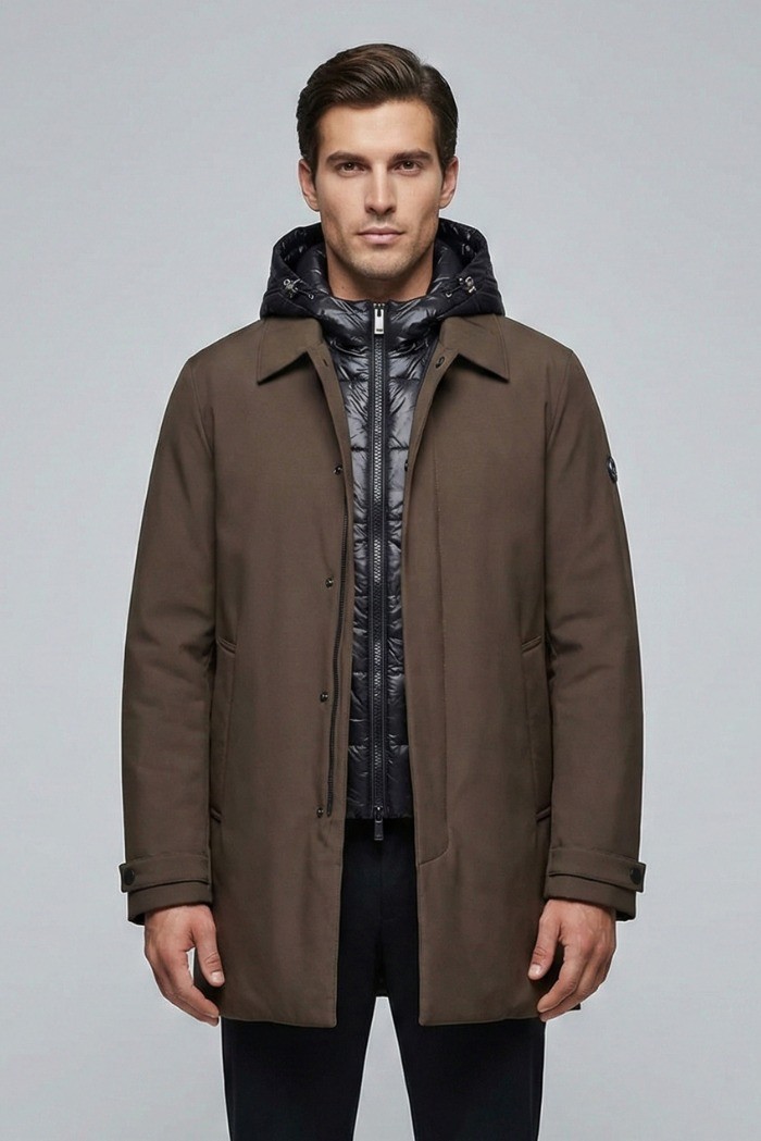 Markup trench in softshell con pettorina MK9940029 [0cebfbbb]