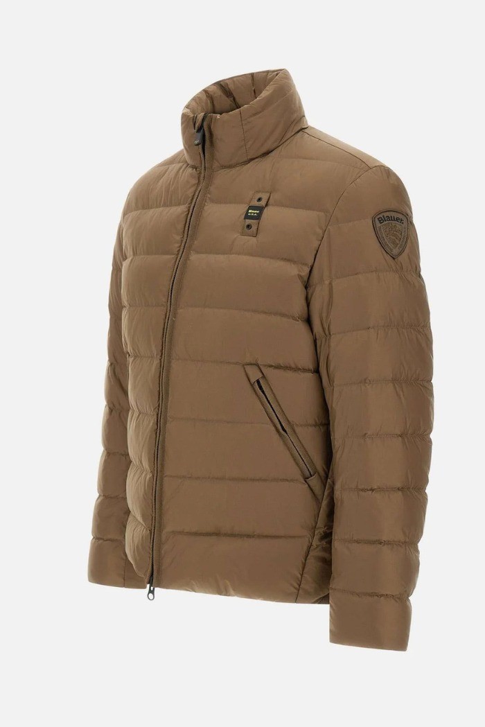 Blauer piumino con collo alla coreana Austin 25wbluc03088-006047 [46f9b7d7]