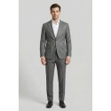 Two-Bi abito monopetto in misto viscosa drop4 A224 [cda95287]
