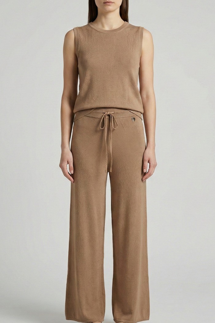 Blash pantalone palazzo in misto viscosa mano calda bs9700013 [52ceb914]