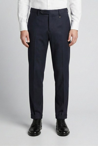 Antony Morato pantaloni slim in twill misto viscosa Rad mmtr00768-fa600285 — 805219040077668_1
