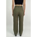 PDK pantalone gessato in flanella twill 052183 [d94d16e9]