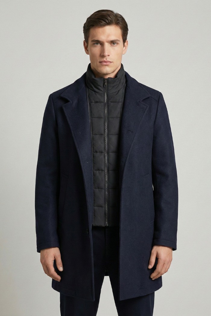 Milestone cappotto con pettorina interna msduran11245 [d4b76102]