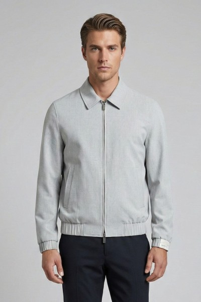 Markup giubbino overshirt in flanella poliviscosa MK9960192 — 805219040075949_1