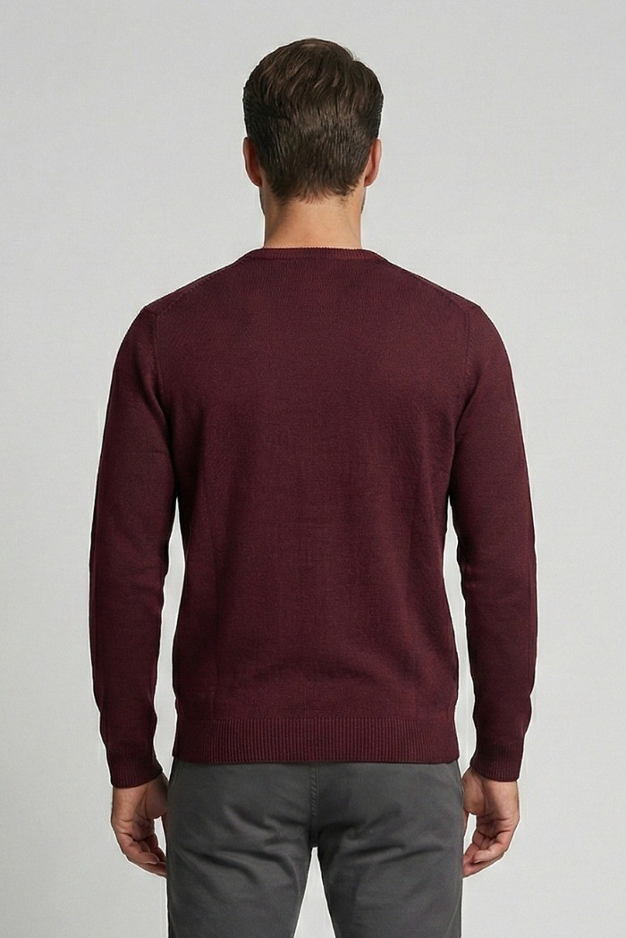 Nerovago maglia girocollo lavorata a quadri 750211 [d91a80ce]