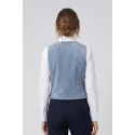 PDK gilet scuba twill effetto suede 052159 27506 [eb47ed16]