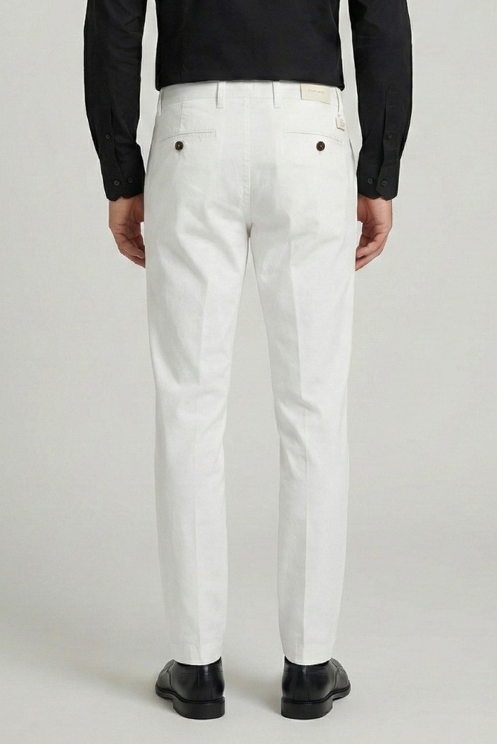 Four.ten Industry pantalone chino in cotone elasticizzato T9132-100127 [3c5dbe6b]