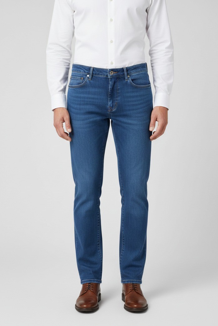 Four.ten Industry jeans 5 tasche in denim T988-100071 9s [2a322637]