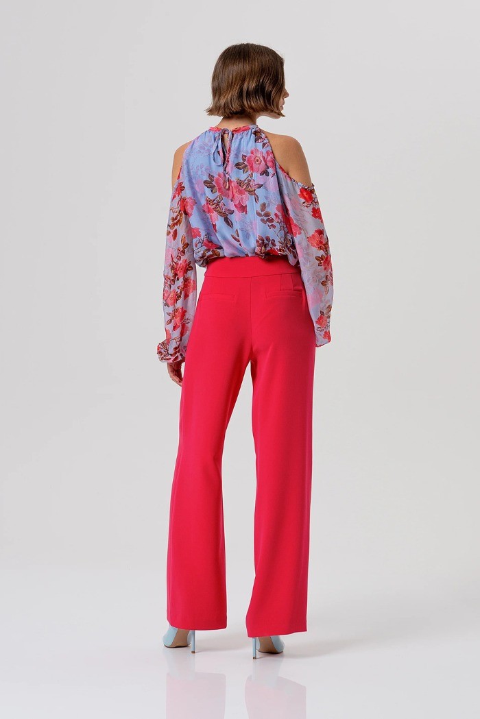 Fracomina pantalone flare a palazzo fr26sv3002w83001 [2b35dd6b]